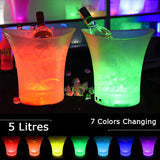 Balde Chelero con Parlante y Luces LED de 7 colores